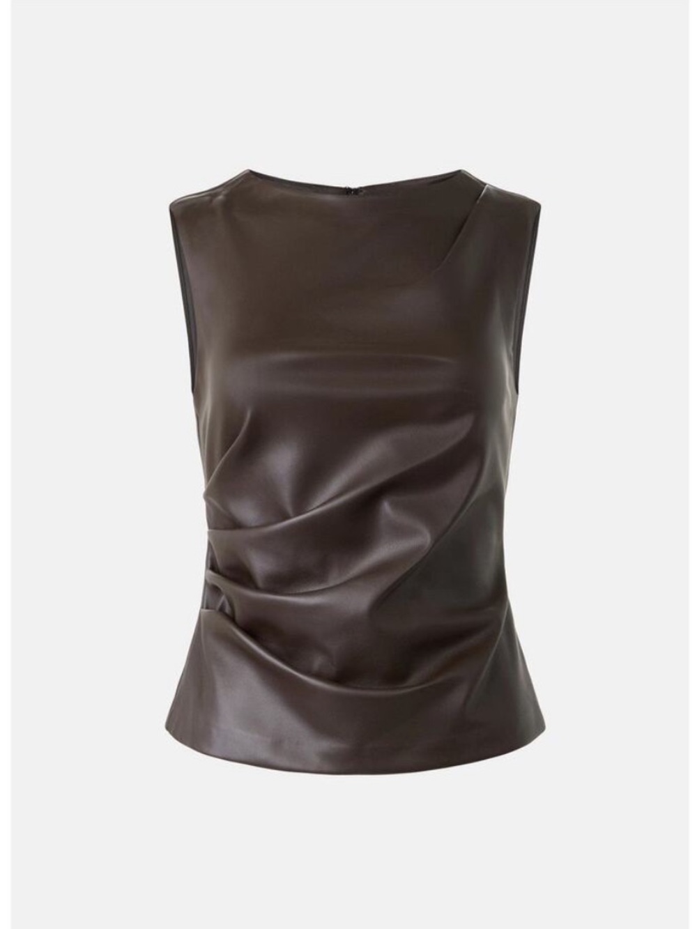 Joe's Jeans Meg Vegan Leather Top, Size: XL - Picture 2 of 14